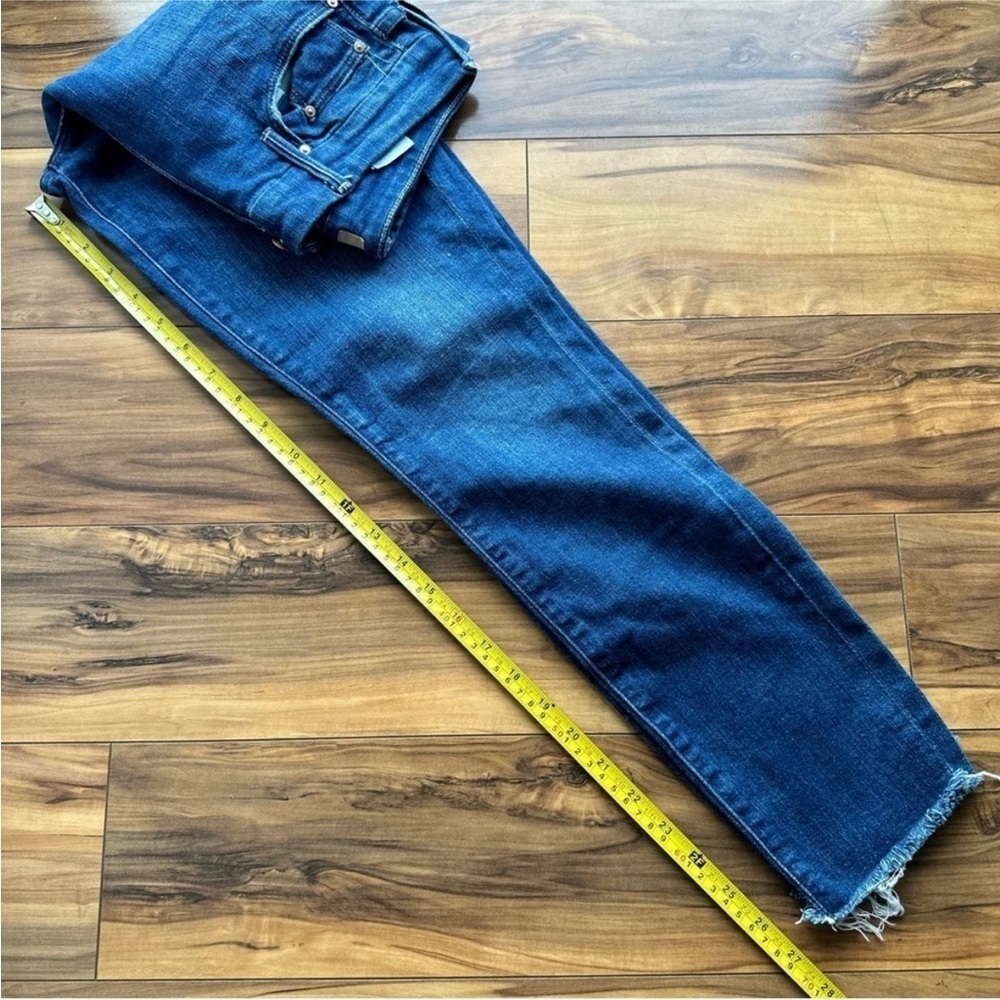 Mother the looker ankle gray skinny jeans 26 - Picture 4 of 12